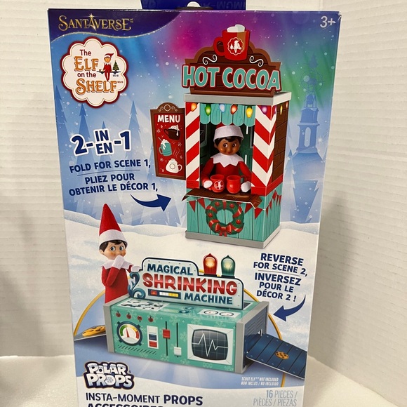 Elf on the Shelf Accessories Set. Elf Door, Polar Prop, baby Elf,‎ Arctic Fox - Picture 2 of 6